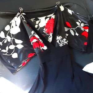 Speechless Black flowered dress. This is a different Like asiaticand old fashion